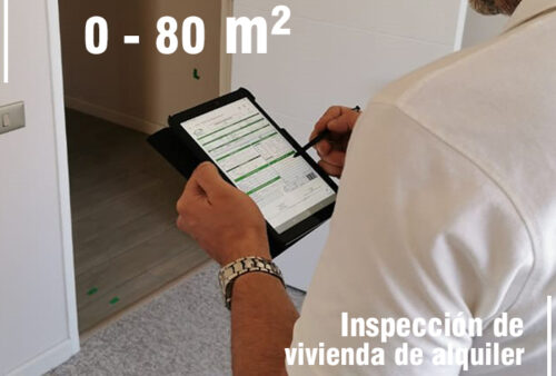 Inspección de vivienda en Alquiler de 0 a 80 m²