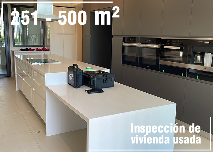 Inspección de vivienda usada o segunda mano de 251 m² a 500 m²