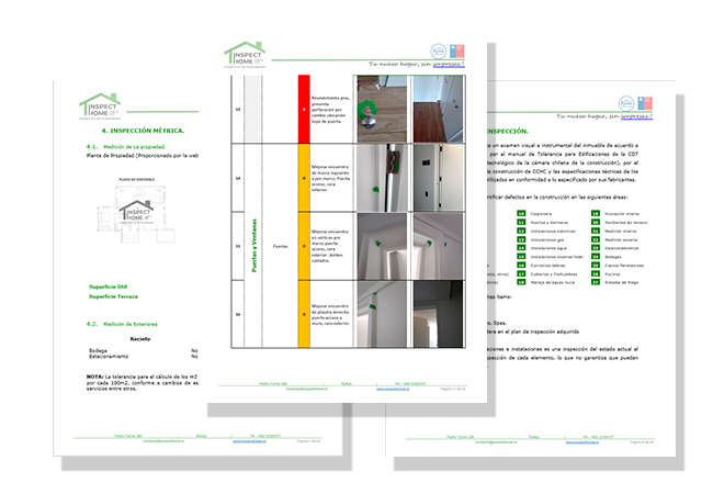 Informe de Inspección, Informe peritación, Inspection Report, Informe Vivienda, Vivienda Spain, Informe obra nueva, Vivienda Segunda Mano, vivienda usada